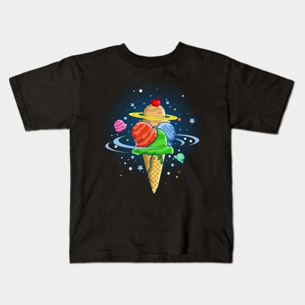 Taste The Universe Kids T-Shirt by Chibi Pops